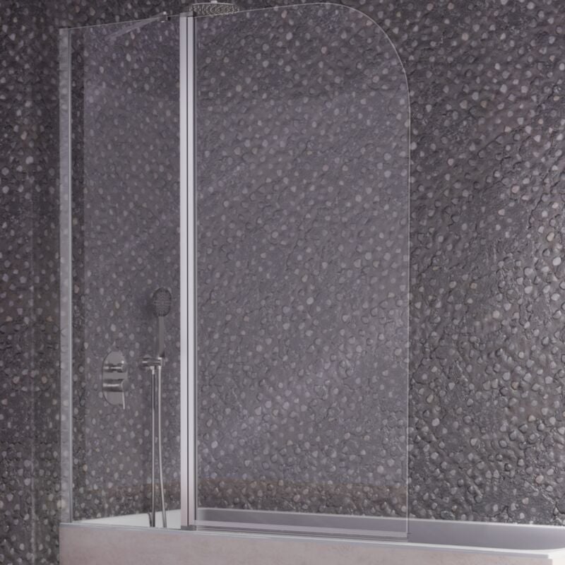 Pare-baignoire fixe et pivotant rita 120 x 150 cm