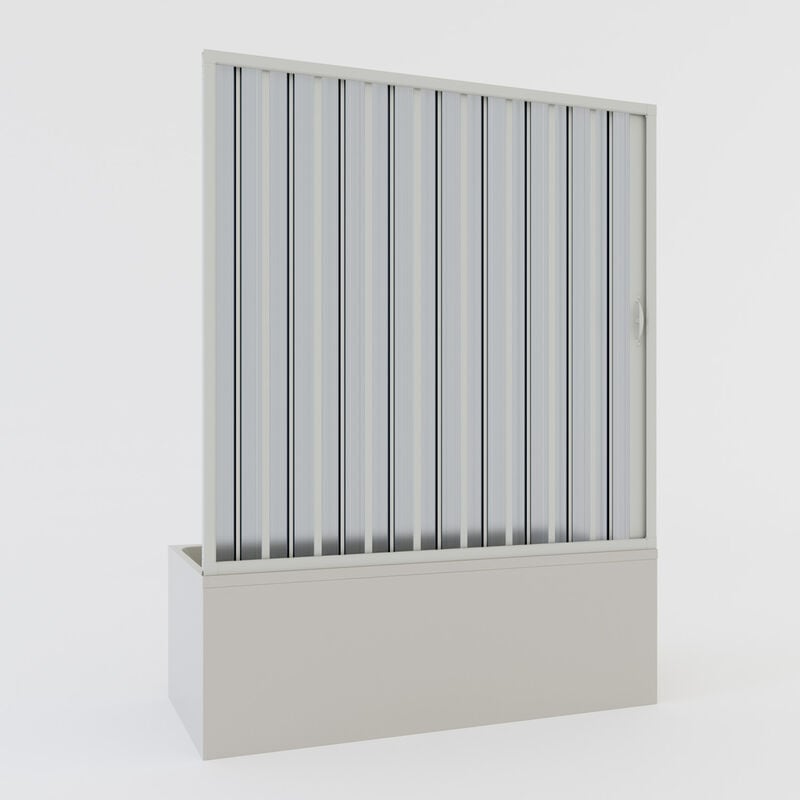 Pare-baignoire douche pliante en pvc réductible réversible h 150 mod. Ibisco avec ouverture Latérale 150 cm