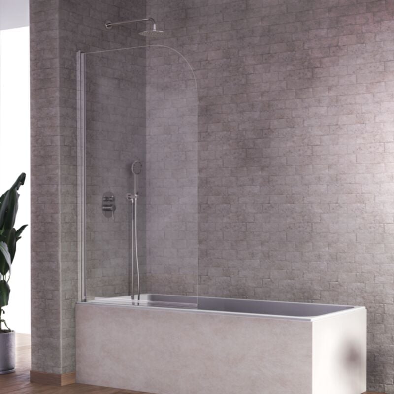 Pare-baignoire pivotant rita 85 x 150 cm