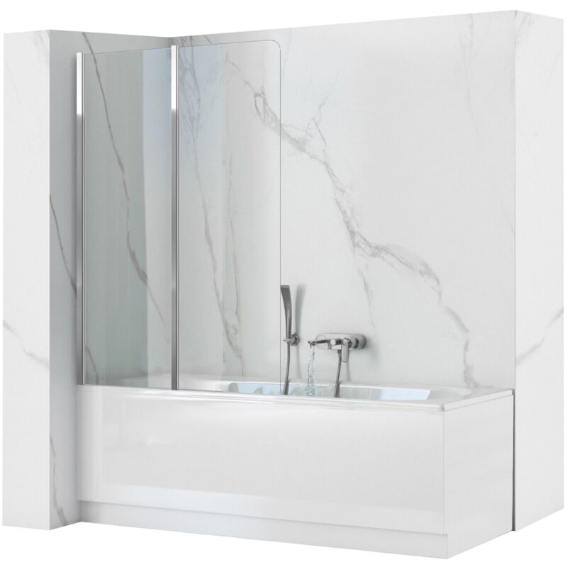 REA - pare-baignoire pliant paroi de douche AGAT-2 100