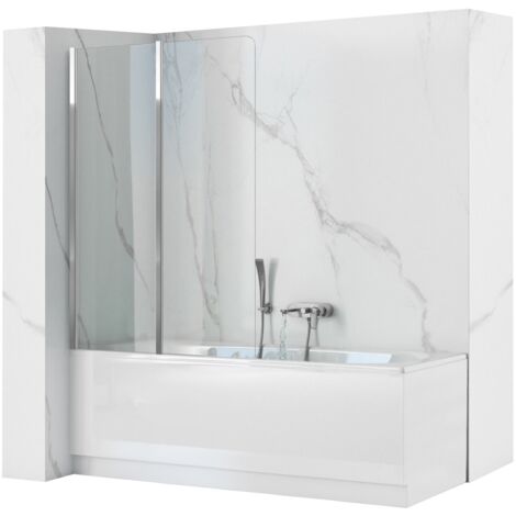 PARE-BAIGNOIRE PLIANT REA PAROI DE DOUCHE AGAT-2 100