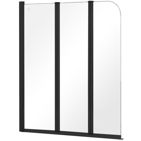 Pare-baignoire Prime Black 3 120x140cm