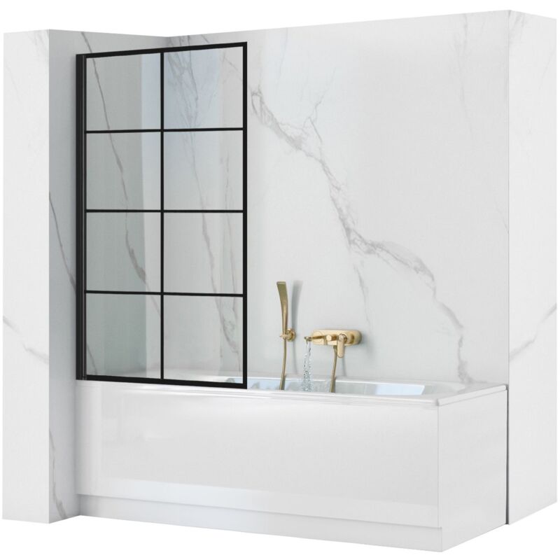 REA - pare-baignoire LAGOS-1 fix 80 black