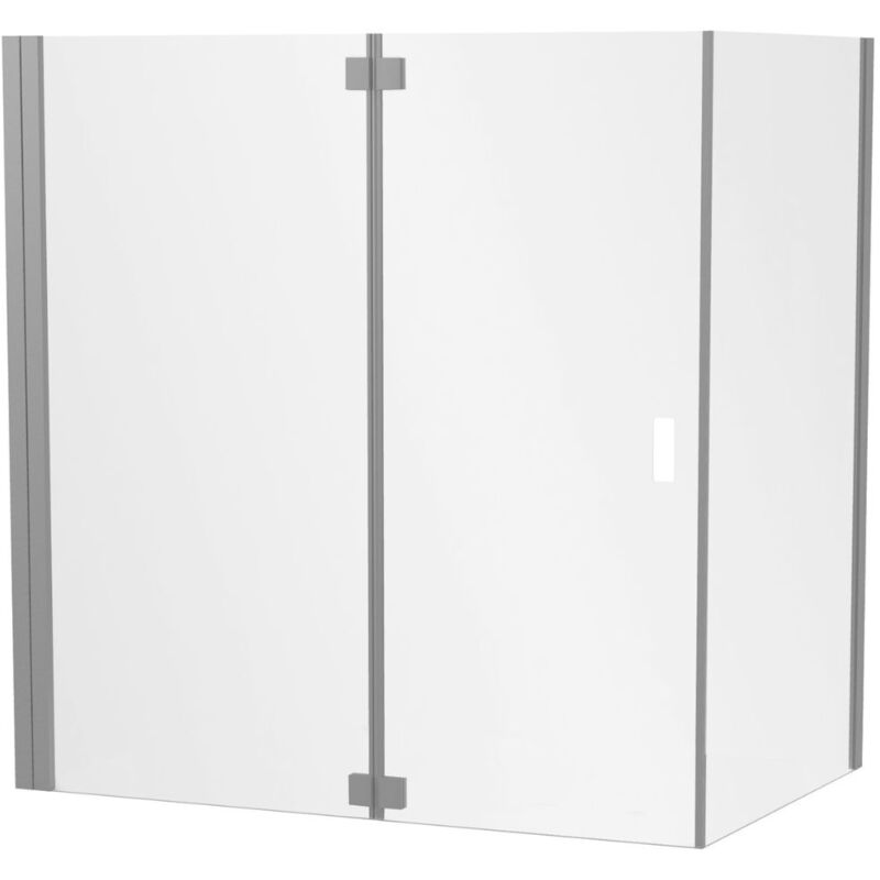 Jacob Delafon - Pare bain Capsule à poser en angle 140 x 90 cm, Chrome