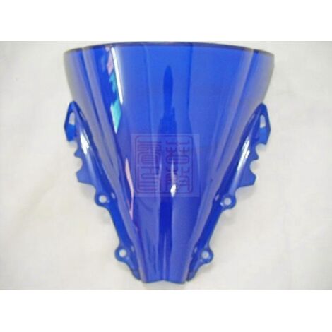 Pare-brise ABS neuf de haute qualité pour moto Yamaha YZF R6 2006-2007 (noir et bleu).