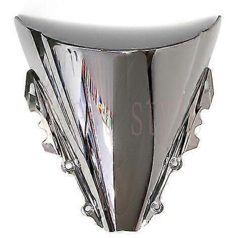 Pare-brise ABS noir et argent neuf de haute qualité pour moto Yamaha YZF R6 2006-2007