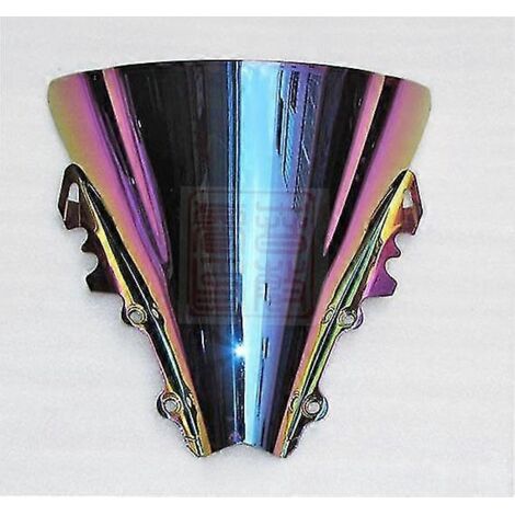 Pare-brise ABS noir et multicolore neuf de haute qualité pour moto Yamaha YZF R6 2006-2007