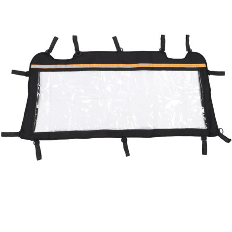 Pare-brise arrière souple en PVC Oxford, imperméabilisation de la fenêtre arrière de remplacement pour Polaris RZR XP 4 1000 2014 – 2023