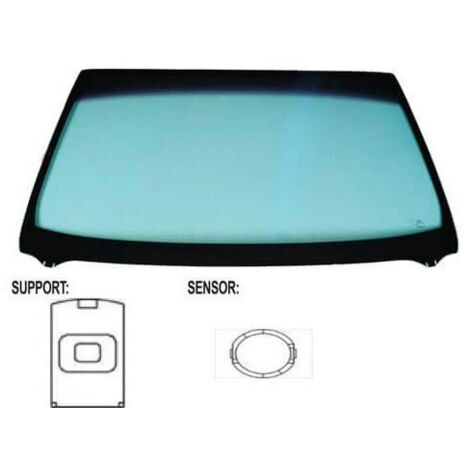Pare-brise avant teinté vert acoustique athermique pour capteur Renault Scenic 3 2009-2016