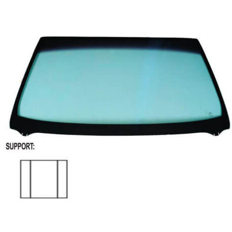 Pare-brise avant teinté vert avec support rétroviseur carré Toyota Yaris 1 phase 1 1999-2003