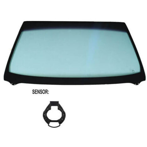 Pare-brise avant teinté vert bande grise acoustique pour capteur rond Audi A4 4 B8 2008-2015