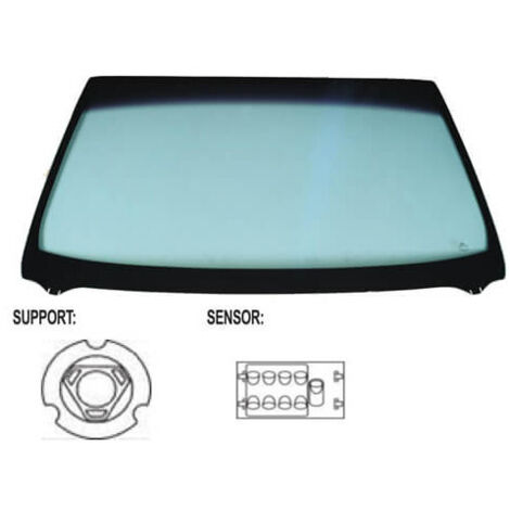 Pare-brise avant teinté vert dégradé vert athermique pour capteur BMW X3 1 E83 2004-2010