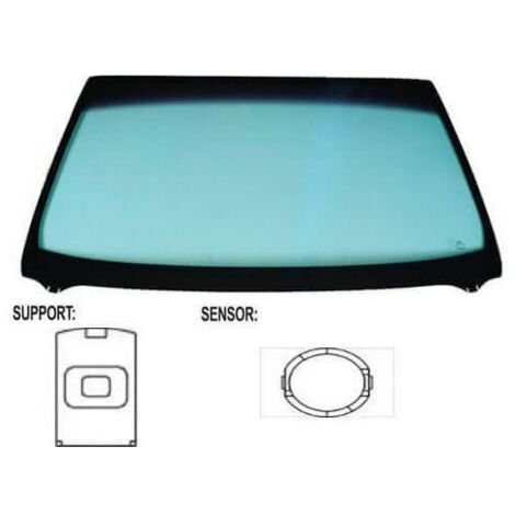 Pare-brise avant teinté vert pour capteur 3 portes Renault Megane 3 Coupe 2008-2015