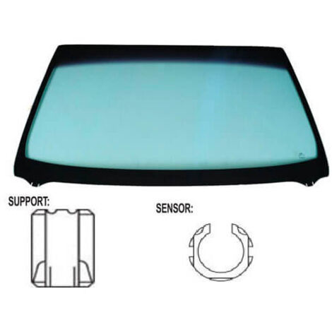 Pare-brise avant teinté vert pour capteur Opel Zafira B 2005-2011