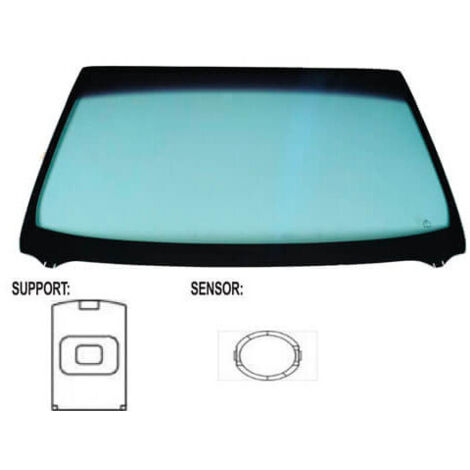 Pare-brise avant teinté vert pour capteur Renault Laguna 3 2007-2015