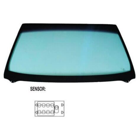 Pare-brise avant teinté vert pour capteurs Mini One / Cooper R50/R53 2001-2006