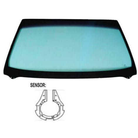 Pare-brise avant vert bande grise acoustique pour capteur Audi A4 B6/B7 2001-2007