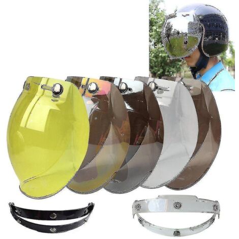 Pare-brise bulle pour casque de style Harley