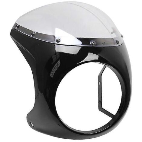 Pare-brise, carénage de phare avant pour moto Cafe Racer 7' Universel Haute Qualité--02