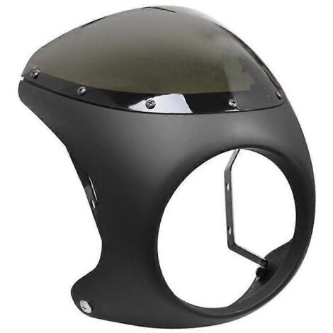 Pare-brise, carénage de phare avant pour moto Cafe Racer 7' Universel Haute Qualité--03