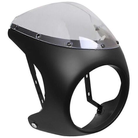 Pare-brise, carénage de phare avant pour moto Cafe Racer 7' Universel Haute Qualité--04
