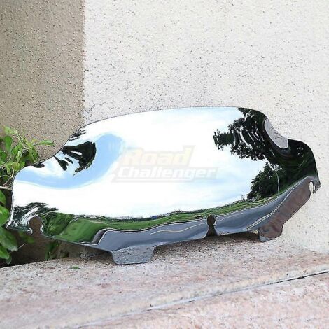 Pare-brise chromé 6'8" pour moto Harley Electra Street Glide FLHX Touring CVO 1996-2013 (12 11 10 09 08 07) - 6 pouces