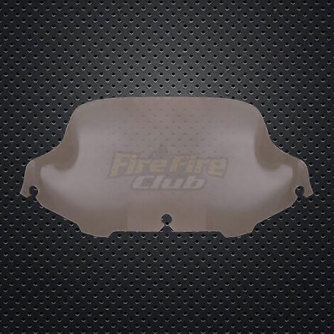 Pare-brise chromé/noir/transparent 6'8" pour moto Harley Electra Street Glide FLHX Touring 1996-2013 - Style 10 8 pouces
