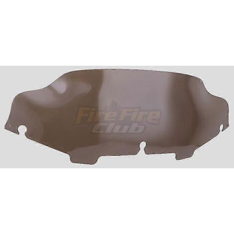 Pare-brise chromé/noir/transparent 6'8" pour moto Harley Electra Street Glide FLHX Touring 1996-2013 - Style 4 6 pouces