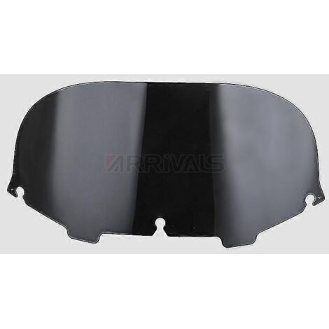 Pare-brise de moto 8 pouces avec déflecteur de vent pour Harley Electra Street Glide FLHX Touring CVO 1996-2013 - Noir