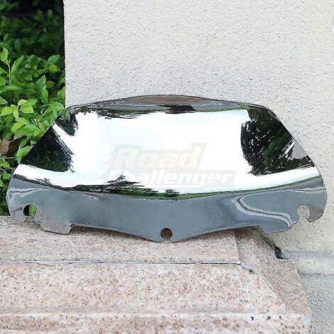 Pare-brise de moto chromé 7'8.5'9' pour Harley Touring Street Electra Glide Ultra Limited FLHX 2014-2020 (19, 18, 17, 16, 15-9 pouces)