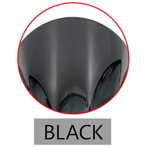Pare-brise de moto Yamaha YZF R6 (2017-2023) en plastique ABS noir.