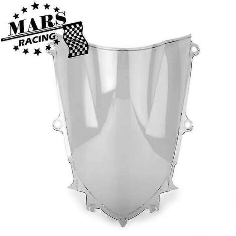 Pare-brise de moto Yamaha YZF R6/YZFR6/YZF-R6 (2017-2020) en plastique ABS transparent.