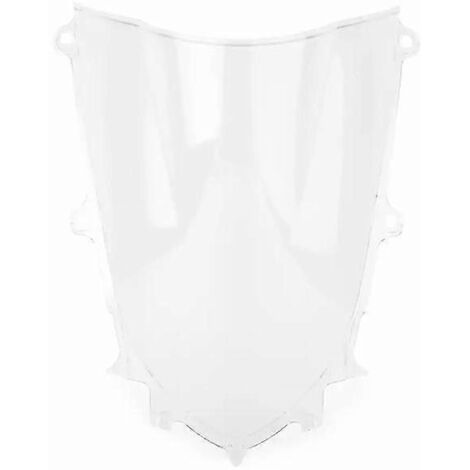Pare-brise double bulle blanc pour moto Yamaha YZF600 R6 R7 (2017-2022)