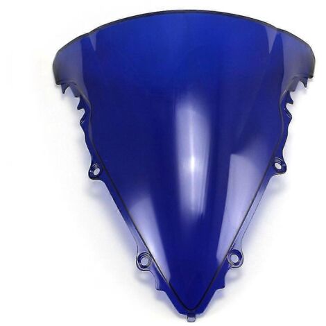 Pare-brise double bulle bleu pour moto Yamaha YZF-R6 YZF600R 2003-2005 / R6S 2006-2009