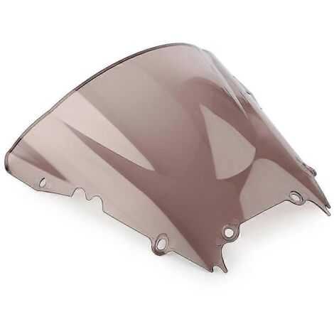 Pare-brise double bulle coupe-vent en ABS pour moto Yamaha YZF-R6 600 (1998-2002) - Couleur beige
