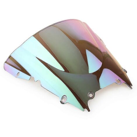 Pare-brise double bulle coupe-vent en ABS pour moto Yamaha YZF-R6 600 (1998-2002) - Iridium