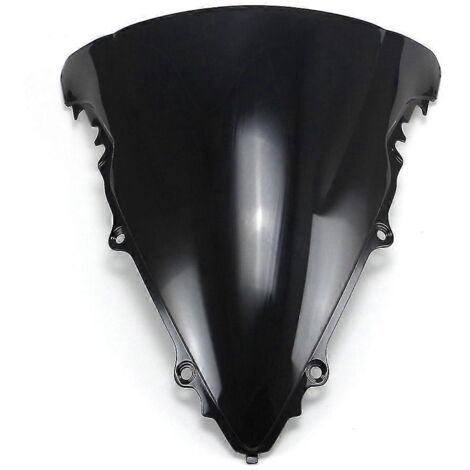Pare-brise double bulle noir pour moto Yamaha YZF-R6 YZF600R 2003-2005 / R6S 2006-2009