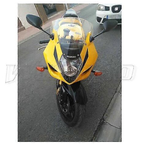 Pare-brise double bulle pour moto Suzuki GSX-R1000 (2003-2004) K3/K4, noir et transparent.