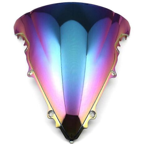 Pare-brise double bulle pour moto Yamaha YZF-R6 YZF600R 2003-2005 / R6S 2006-2009 - Iridium