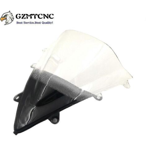 Pare-brise double bulle transparent avec compteur kilométrique et déflecteur de vent pour Honda CBR 1000RR (2012-2016)