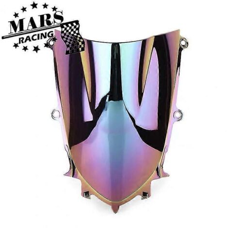 Pare-brise moto compatible avec Yamaha YZF R6, YZFR6 et YZF-R6 (2017-2020) - Plastique ABS - Lavande