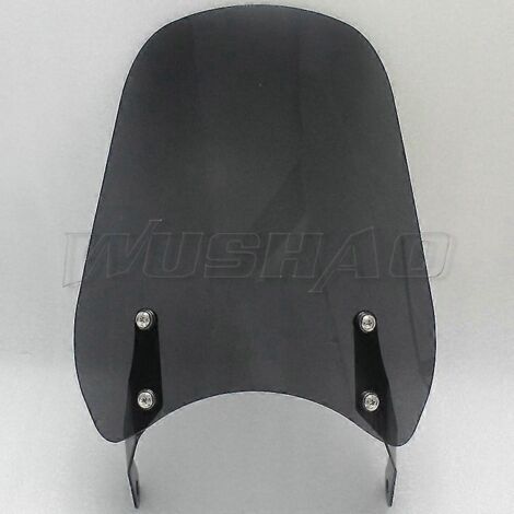 Pare-brise moto pour Husqvarna Svartpilen Vitpilen 701 401 250 (2018-2020) - Support de pare-brise et fixation de phare - Gris type C