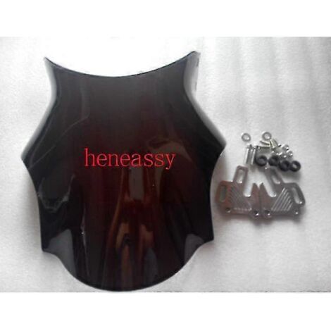 Pare-brise neuf noir pour moto BMW G650 Xcountry R1100R, R850R, R100R, R80R et R65 (1987-2010).