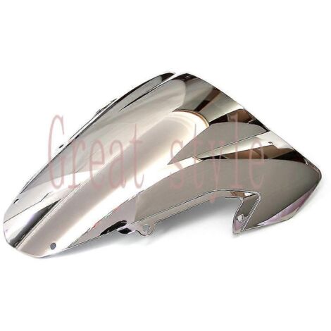 Pare-brise neuf pour moto Suzuki GSX-R1000 K3 (2003-2004) avec ABS, multicolore - Argent