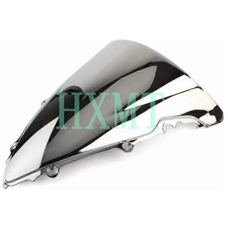 Pare-brise noir pour moto Yamaha YZF 600 R6 2003-2005 (YZF600 YZFR6) - argent