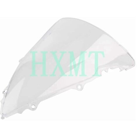 Pare-brise noir pour moto Yamaha YZF 600 R6 2003-2005 (YZF600 YZFR6) - Blanc