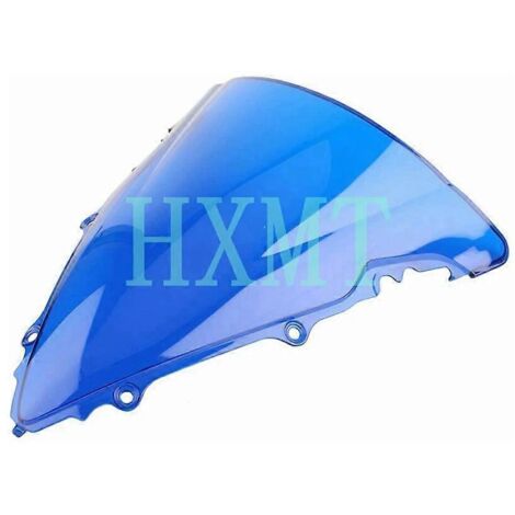 Pare-brise noir pour moto Yamaha YZF 600 R6 2003-2005 (YZF600 YZFR6) - bleu