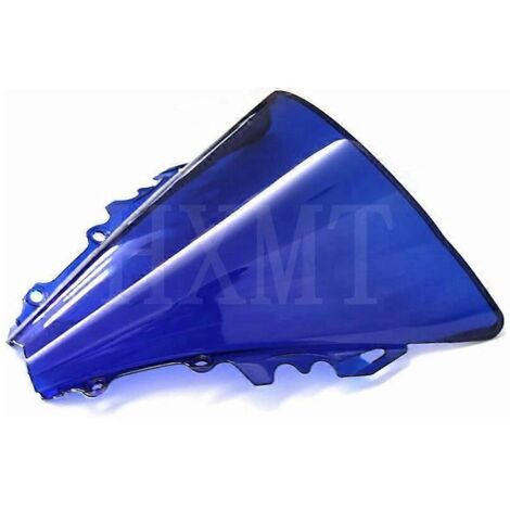 Pare-brise noir pour moto Yamaha YZF 600 R6 2006-2007 (YZF600 YZFR6 - bleu)
