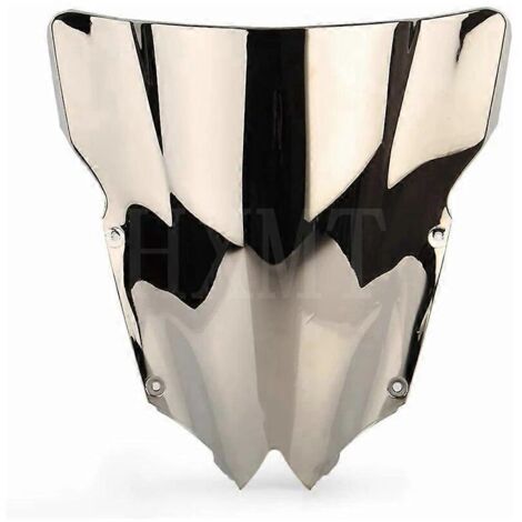 Pare-brise noir pour moto Yamaha YZF 600 R6 (2008-2016) - Argent