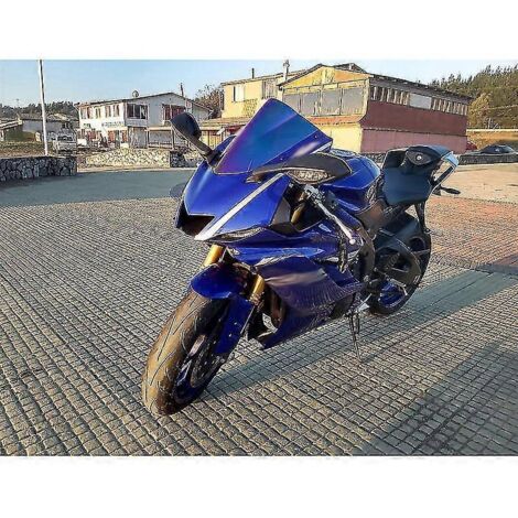 Pare-brise pour Yamaha YZF-R6 (2017-2021) - Déflecteurs de pare-brise fumés iridium - Iridium B